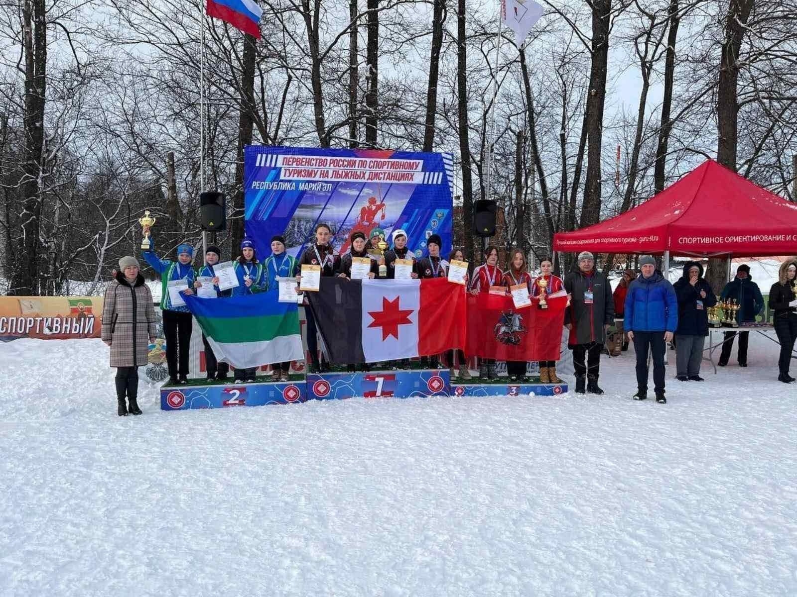 Школа №57 стала призером Первенства России по спортивному туризму.